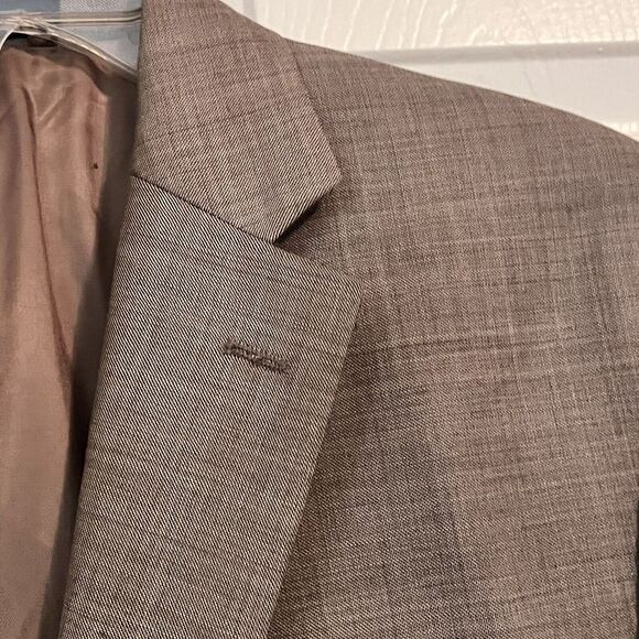 Lauren Ralph Lauren Men's Sport Coat Jacket Tan 100% Wool 2 Button Dual Vent 40R - Picture 3 of 15